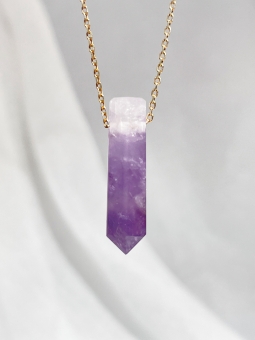 zawieszka z ametystem