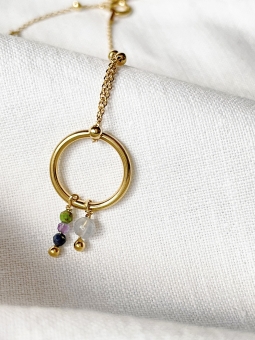 Naszyjnik z talizmanem dla zodiakalnych Ryb