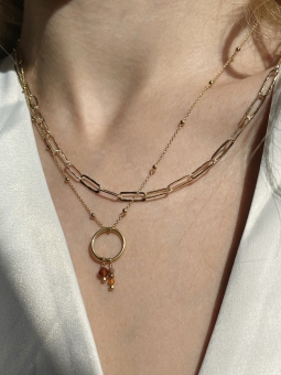 Naszyjnik z amuletem dla zodiakalnego Barana