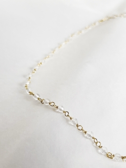 Łańcuszek z kryształem górskim